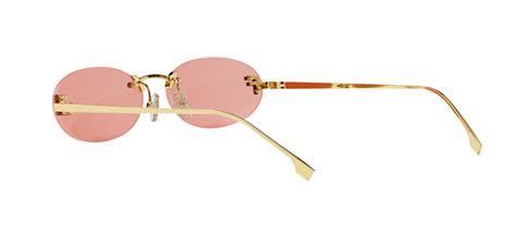 Fendi FIRST FE 4075US 30S Oval Sunglasses .